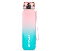 UZSPACE Bottiglia Acqua con Filtro Infusore di Frutta, Borraccia Aperta con Un Clic e Prova di erdite per Bambini, 500 ml / 800 ml / 1000 ml, Borraccia in Tritan Senza BPA per Scuola e Outdoor