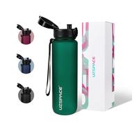 UZSPACE Bottiglia Acqua con Filtro Infusore di Frutta, Borraccia Aperta con un Clic e Prova di erdite per bambini, 500 ml / 800 ml / 1000 ml, Borraccia in Tritan senza BPA per scuola e outdoor