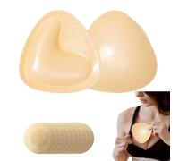 UZYXC 1 Coppia Adesiva e 10 Cupole Reggiseno, Reggiseno Schiena Scoperta Push Up con Design 3D - Invisibile, Adesivo Impermeabile per Costumi da Bagno, Ideale per Abiti Scerati