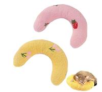 UZYXC 2 Cuscini Rilassanti per Gatti con Valeriana, Cuscino in Peluche con Erba Gatta, Aiuta a Ridurre l'Ansia e a Dormire Meglio, Morbido e Lavabile, Colori Vivaci