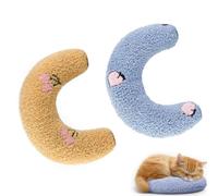 UZYXC 2 Cuscini Rilassanti per Gatti con Valeriana, Cuscino in Peluche con Erba Gatta, Aiuta a Ridurre l'Ansia e a Dormire Meglio, Morbido e Lavabile, Colori Vivaci