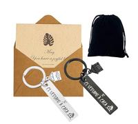 UZYXC 2 Pezzi Portachiavi Casa Nuova,Portachiavi Coppia Casa,Regalo Coppia Lui e Lei per Anniversario Compleanno Natale, Regalo di Inaugurazione della Casa per Moglie Marito Convivenza