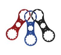 UZYXC 3 Pezzi Chiave Forcella Bicicletta Set, Per SR Suntour XCR/XCM/XCT/RST MTB, Per Smontaggio E Montaggio Tappo Forcella, Riparazione Bici, Nero, Rosso, Blu
