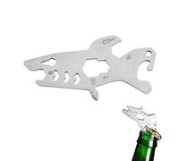 UZYXC Apribottiglie Multifunzione a Forma di Squalo, Attrezzo 6-in-1 con Chiave Allen Cacciavite Portachiavi, Regalo Originale per Uomini Pesca Festa del Papà, per Casa Viaggio Party