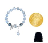 UZYXC Regalo della Fatina dei Denti per Bambine, Set da 2 Pezzi con Moneta d'Oro e Braccialetto Farfalla, Ricompensa per il Dente da Latte, Regalo Magico e Ricordo