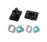 UZZSYCNLJ 2 Pezzi di Utensili Adatti for decespugliatore 40-5 43CC 52CC collettore carburatore Base connettore Tubo di ammissione Adattatore carburatore