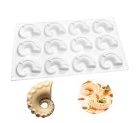 Uzztfa Stampi in Silicone 3D a Forma di Polpo per Cottura di Mousse, Stampi in Silicone 3D per Dolci, Pasticcini, Cioccolato, Cupcake, Gelatina, Biscotti, Budini, Decorazioni per Torte.