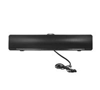 V-196 Altoparlante per computer USB Wired Bar Stereo Subwoofer Lettore Musicale Bass Surround Sound Box 3 5mm Ingresso Audio per PC Laptop