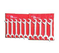V-8 Tools Set Chiavi A Scatola Angolo Jumbo 10 Pezzi 1-5/16 - 2" 9810