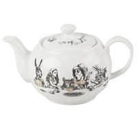 V&A Alice nel Paese delle Meraviglie Mini Teiera in Confezione Regalo, 450ml, Bianco