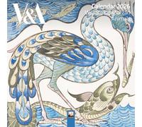 V&A: De Morgan Animals Mini Wall Calendar 2026 (Art Calendar)
