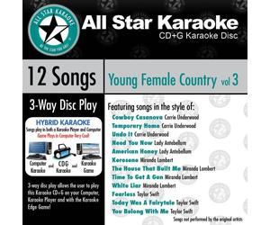 V/A - Karaoke: Young Female Country 3