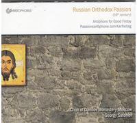 Choeur du monastere Danilov de Moscou Russian Orthodox Passion (CD) Album