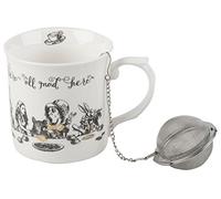 V&A Set da tè di prestigio con Motivo- Alice nel Paese delle Meraviglie - Bianco