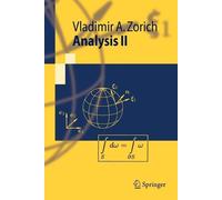 V. A. Zorich Analysis II (Tascabile) Springer-Lehrbuch