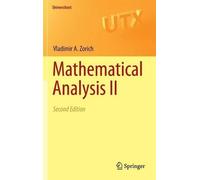 V. A. Zorich Mathematical Analysis II (Copertina rigida) Universitext