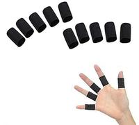 V&AMYA 10 Pezzi Manicotti Elasticizzati Proteggi Dita per Basket, pallavolo - Supporto Dito protettore Sostegno dita, Finger per Basket Volley