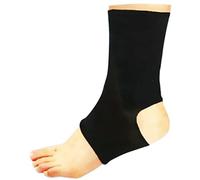 V&AMYA Coppia di cavigliere elastiche nere, Supporto per slogature e distorsioni, cavigliera Sportiva per Uomini e Donne, taglia unica