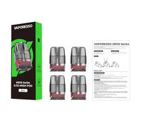 V-aporesso XROS Pod (0,7ohm 4 pezzi/confezione), Cartuccia XROS Pod da 3 ml 0,7ohm XROS Mesh Pod Bobina integrata adatto per XROS Kit XROS NANO Kit XROS 3 NANO Kit Originale - senza nicotina