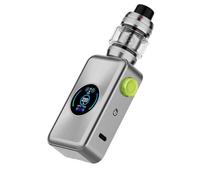 V-aporesso GEN MAX Kit 220 W (Argento Artico) Doppia Batteria 18650 (Batteria non inclusa) 6 ml iTank T Tank Resistenze GTi Coil 0,2/0,4ohm DTL E-Sigaretta Originale Kit Gen Max Mod - No Nicotine