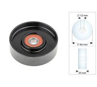 NTY Rullo tenditore, Cinghia Poly-V compatibile con NISSAN RNK-NS-002
