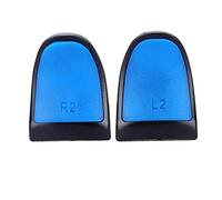 V BESTLIFE Estensori per controller di gioco L2 R2, estensori pulsanti di estensione trigger soft touch esteso grip per PS4 (blu)