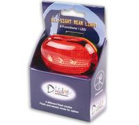 V Bike Luce Posteriore LED + Riflettore Bicicletta 4 Funzioni per Bici