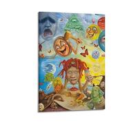 V BY N Trippie Redd Moive Poster vintage Art Cover decorazione della stanza estetica camera da letto poster su tela per camera da letto 20 x 30 cm con cornice