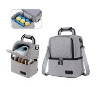 V-COOOL Zaino per tiralatte compatibile con Spectra S1 S2 Borsa termica e borsa per il pranzo a doppio strato per mamme di lavoro (grigio)