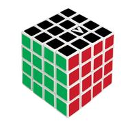 V-CUBE 4 x 4 White Flat, Professional, Fast, and Smooth, Speed Cube, Puzzle, Fidget Toy