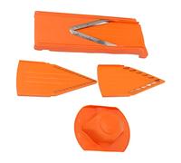 V Cutter di mandolina a mandolina Professional Acciade in acciaio in acciaio vegetale con protezione manuale per cucina cucina verdure ABS in plastica durevole design a telaio
