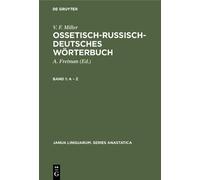 V. F. Miller A - Z (Copertina rigida) Janua Linguarum. Series Anastatica