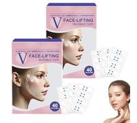 V-Face Lifting Invisible Adhesive Tape, V-Face Lift Tape with Bands, Neck Tape, Instant Face Lift (#80)