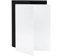 V-Flat World Piastre a V da tavolo Piccolo 12' x 18' 2 x bianco, 2 x nero