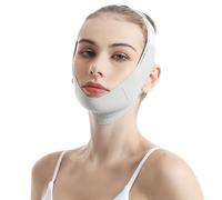 V Forma Contornante Maschera Viso V Linee Formare Cintura Doppia Mascella Ridurre Slut Maschera Viso Regolare Tagli