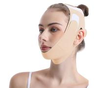 V Forma Contornante Maschera Viso V Linee Formare Cintura Doppia Mascella Ridurre Slut Maschera Viso Regolare Tagli