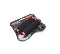 V-Grip Paio manopole v-Grip Spugna con collarini Rossi
