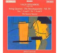 V. HOLMBOE Holmboe/string Quartets - Vol Iii (CD) Album
