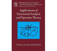 V. Hutson J. Py Applications of Functional Analysis and Opera (Copertina rigida)