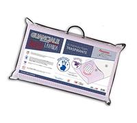 V.I.P. Cuscino Cervicale Foratura Passante Memory Foam con Trattamento Lavanda Guanciale 42 x 72 x 11, Made in Italy, Bianco