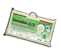 V.I.P. Cuscino Saponetta Foratura Passante Memory Foam con Trattamento Aloe Guanciale cm 48x78 h.12, Made in Italy