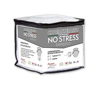 V.I.P. Very Important Pillow Coprimaterasso Jacquard Bielastico No Stress Rilassante Effetto Massaggio Protezione Made in Italy, Bianco, 125 X 200 Piazza e Mezza