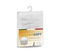 V.I.P. VERY IMPORTANT PILLOW Copritavolo Mollettone Goldensoft Bianco Rotondo diam. 135cm