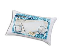 V.I.P. VERY IMPORTANT PILLOW - Cuscino Goldensoft in fiberball SOFTYLEN, sfoderabile con comoda zip, 50 x 80 cm, Federa raso di cotone, Bianco