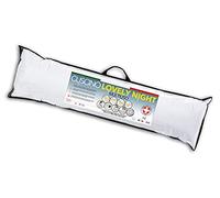 V.I.P. VERY IMPORTANT PILLOW Cuscino NOTTE LOVELY con Dispositivo Medico, imbottitura 100% fiocchi di poliestere, 30x105cm, Bianco, Made in Italy