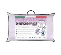 V.I.P. VERY IMPORTANT PILLOW - Guanciale Saponetta Foratura Passante Memory Foam con Trattamento Lavanda 42 x 72 x 11, Made in Italy