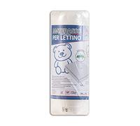 V.I.P. VERY IMPORTANT PILLOW Materassino da Lettino Neonato e Bambino, 120x60x4 cm, 100% Poliuretano, Made in Italy con Fodera in Tessuto bielastico a Disegno Jacquard con Zip, Bianco