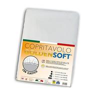 V.I.P. VERY IMPORTANT PILLOW Mollettone Copritavolo Goldensoft Bianco Quadrato cm 135x135 con elastico