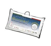 Cuscino guanciale in morbida fibra Microlen bianco