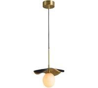 V-intage Loft Soggiorno Nord Europa Lampada a Sospensione Lampada a Goccia con molatura a Mano Lampada da soffitto in Rame H65 con Lampada a Sospensione ad Alta Temperatura, plafoniera